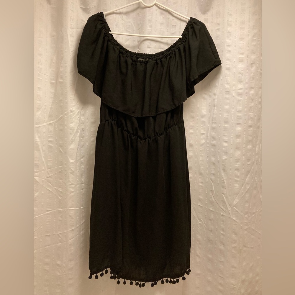 Black Mexican Dress by Shein Curve. Size 1X.